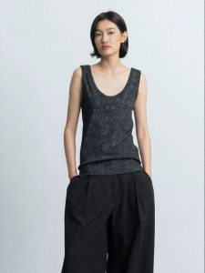 Ribbed Vintage Slimming Womens Vest