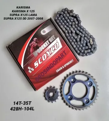 gear set Gir paket Supra fit new plus rantai