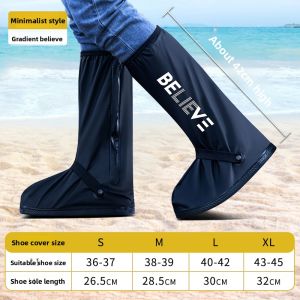 KeyRu | Waterproof Anti-Slip Thickened Durable Rain Shoe Covers for Children