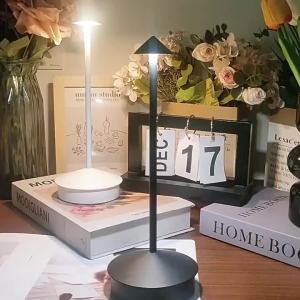 GGbingo Dimmable Table Lamp Creative Dining Touch Led Coffee Table Lamp Lampada Da Tavolo Decor Type-C Desk Lamp Rechargeable