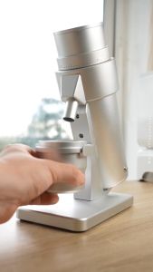 STARSEEKER EDGE Plus Electric Coffee Grinder63MM Burr Coffee Grinder Hand Brew Coffee Bean Grinder Stepless Fineness Adjustment Removable Magnetic Suction Port (Black)