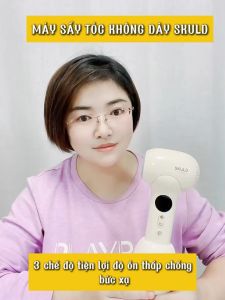Máy Sấy Tóc Ion Âm SKULD D1 Có Dây - 2 Chế Độ Tiện Lợi Đèn Led Độ Ồn Thấp Chống Bức Xạ Điện Từ An Toàn Cho Bé IQKAO