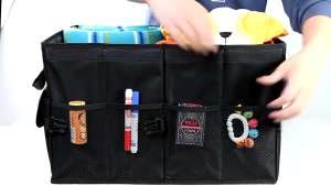 RakanKu Quality Heavy Duty Collapsible Car Boot Organizer Foldable Tidy Storage Bag