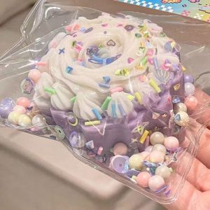 ！Taba Squishy Cake Doughnut Stress Relief Toy Extra Large Sensory Fidget Toys for Kids Adults Anxiety Relaxation Squeeze Gift