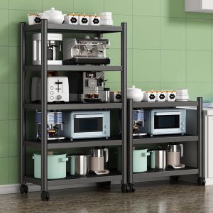 Floor-standing Multi-layer Kitchen Storage Rack