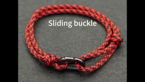 New Rope Bracelet Men Adjustable Double Layer Handmade Sliding Buckle Macrame Braslet Surfing Jewelry Pulseira Corda Masculina