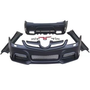 Wolf Flame Style Front Bumper Rear Bumper Modification for Mercedes-Benz R171 SLK200 300 350 04-10 Model Resin Fiber Car Surrounding Parts