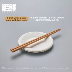 NUOXIAN | Disposable Food Grade Plates Eco-Friendly Thickened
