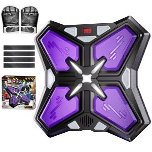 เครื่องเล่นมวยดนตรี ของเล่นกีฬาสำหรับเด็กและผู้ใหญ่ เป้าซ้อมชกอัจฉริยะ ของเล่นแผ่นซ้อมพร้อมนวมชก ของเล่นเสริมพัฒนาการสำหรับเด็กผู้ชาย