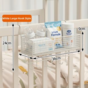 Diaper Storage Hanging Basket for Crib