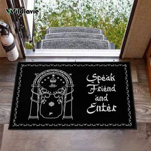 VIKAMA Lord of the Rings Themed Doormat Hobbit Archway Durable Non-Slip Entrance Mat Hallway Doormat Bathroom Rug Home Decor