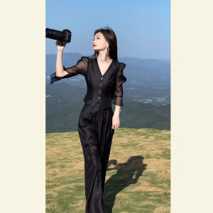 SHANGSHA | Fashion Stylish Cool Elegant Chanel-Style Two-Piece Suit