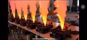 Ready Stocks/DMX Fog Machine Up Spray 1500W 3 In 1 RGB 24 LED DJ Smoke Machine Stage Wedding Smoke Maker Machine