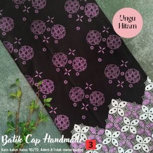 Kain Batik Cap Garutan 2 Series- Motif Kawung Kombi Series - Batik Cap (Bukan Batik Print) - Fashion Batik Pria Wanita - Batik Kombinasi