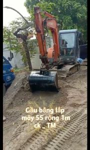 Gầu bằng máy xúc 55 1M thép chịu lực Q35