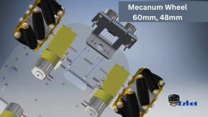 Ready stock Mecanum wheel Mecanum Wheel Set (Right and Left) for TT Motoromnidirectional wheel 48mm 60mm TT motor