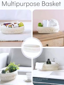 Cotton Rope Storage Basket Simple Flush Cotton Rope Storage Basket Household Groceries Storage Basket Woven Storage Basket For Cleaning Living Room Blanket Basket Cotton Rope Basket Woven Baby Laundry Basket Folding Laundry Organizer Clothes Toy Box