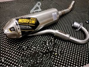 KNALPOT NORIFUMI ROCKET 4 STAINLES PNP CRF150L KLX150 KLXBF WR155 DTRACKER