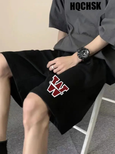 Quần Short Cotton Nguyên Chất Cỡ Lớn 300 Pound Quần Dài Năm Điểm Thể Thao Thường Ngày Cho Nam Quần Ống Rộng Mùa Hè Cho Cặp Đôi