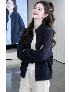 Shalldoer | Spring Autumn New Fashion Loose Versatile Hoodie Jacket