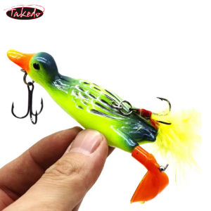 Takedo jgl02 swimbait vịt cao su 95mm 14g chìm cánh quạt jerkbait mồi Mồi Câu Cá glidebait mồi giả kiểu bút nhử ếch