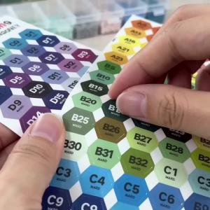 291 All Color Stickers DIY Puzzle Accessories Puzzle Beads Hot Melt Beans Full Color Stickers DIY Handmade Accessories