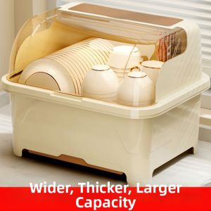 ZUNYI | Drainage Drying Dish Rack With Cover