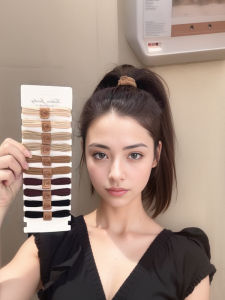 Purple Rice Brand Bear Jointless Rope High Elasticity Hair Circle Accessories Korean Style Hair Bands Rubber Laces Hair Ties