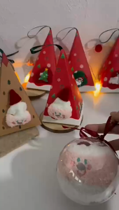 Tất Giáng Sinh – Quà Tặng Noel Dễ Thương Kèm Quả Cầu Trang Trí LILA HOPCAUTAT