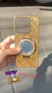 เคสโทรศัพท์ สำหรับรุ่น INFINX SMART9 HOT50I SPARK GO 1 1S ตั้งได้พร้อมกระจกแต่งหน้า กันกระแทก กากเพชร สีระยิบระยับ ดีไซน์หรูหรา Tpu นิ่ม ส่งจากไทย