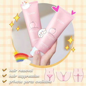 painless fast hair removal cream private part armpit krim buang bulu peach fragrance hair remover for man and women无痛脫毛膏