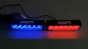 12V - 24V Red-Blue Federal Signal Car Strobe Blinker