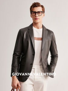 GIOVANNI VALENTINO | Áo Khoác Da Thật Phong Cách Thường Ngày