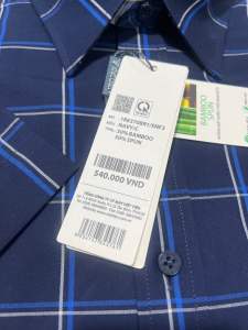 Áo sơ mi viettien ngắn tay lai ngang (1R6370)