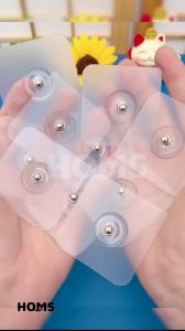 HOMS Punch Free Sticker Glue Pad Adhesive Wall Hooks Screw Stickers Holder Rack Hooks