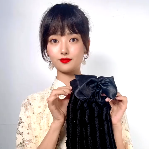 O-New Curly Hair Ponytail Hair Band Hair Comb Synthetic Ponytail Hairpin Ladies Wig Hair Extensions