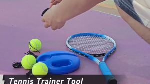 Tennis Trainer Rebound Ball with String Ball Solo Tennis Training Equipment Portable Tennis Training Tool Tennis Rebounder KitSuitable for Beginners Sport Exercise