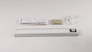 Ultra-thin USB LED Cabinet Light Hand Sweep / PIR Motion Sensor LED Rechargeable Aluminum Kitchen Lamp Portable Night Lighting