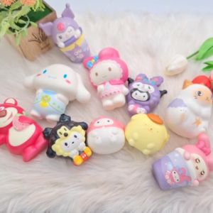 เล่นคลายเครียด: ลายการ์ตูนซานริโอ้ต่างๆ บีบของเล่น สกุชชี่ บริหารกล้ามเนื้อ ตัวบีบ