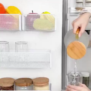 COD✅ ชั้นแม่เหล็กติดข้างตู้เย็น ชั้นวางแม่เหล็ก ไม่ต้องเจาะผนัง แรงดูดสูง รับน้ำหนักดี เหมาะสำหรับห้องครัว ห้องนอน และห้องน้ำ ประหยัดพื้นที่