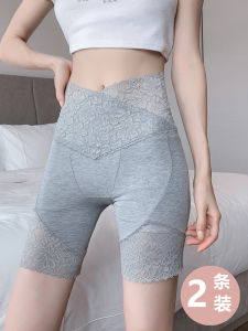 กางเกงขาสั้นกันแสงสำหรับผู้หญิง ทรงเข้ารูป ระบายอากาศได้ดี กางเกงชั้นในผ้าฝ้ายแท้ ยืดหยุ่นสูง ทรงเข้ารูป กางเกงขาสั้นฤดูร้อน