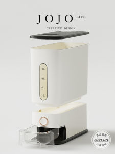 Mr. Grocery Press-To-Open Rice Tub Moisture Proof Pest Repellent Large Capacity Plastic Kitchen Storage Container Fresh Style