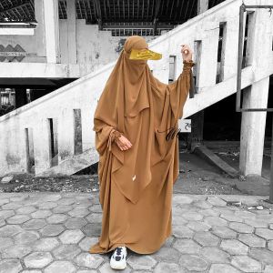 SATU SET ABAYA + FK HABSYAH BY MECCAHIJABKU  abaya batwing  bhist abaya  abaya saudi  exo Bonanza by Sultan