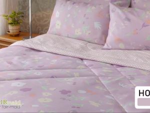 FAIRmaid ชุดผ้าปูที่นอนรัดมุม+ปลอกหมอนหนุน ลาย Holanda ที่นอน 6 ฟุต / 5 ฟุต / 3.5 ฟุต (ผ้าปู ปลอกหมอน)