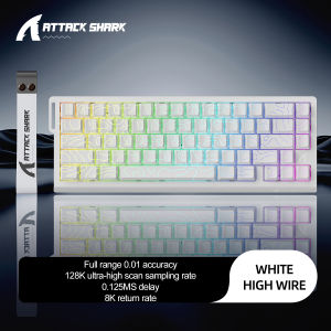 ATTACK SHARK | Magnetic Switch Keyboard ATTACK SHARK X68HE Wired and FREEWOLF F68 Wired F68Pro Wireless for Pro Gaming 8K Hz 0.01mm Rapid Trigg
