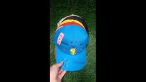 TOPI ANAK LAKI LAKI MODEL DINOSAURUS TOPIA NAK PEREMPUAN BORDIR TIREX STAR FELCRO