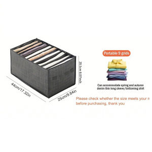 1Pc Pants Storage Box Wardrobe Clothes Organizer Cabinet Drawers Organizer for Underwear Bra Socks T-Shirt Organizers Storage