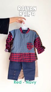 Hooflakids - Raiyan & Raina Series: Baju Anak Bayi 1 Tahun, Stelan Baju Anak Balita Usia 6-3 Tahun, dan Baju Couple Set Anak
