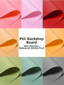 AMBITFUL | Waterproof Wrinkle-Resistant Wear-resistant Multi-color Black White Pure Color Frosted Background Board