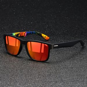 Fashion Vintage Square Polarized Sunglasses Men Women Driving Fishing Luxury Brand Designer Sun Glasses Drivers Eyewear UV400